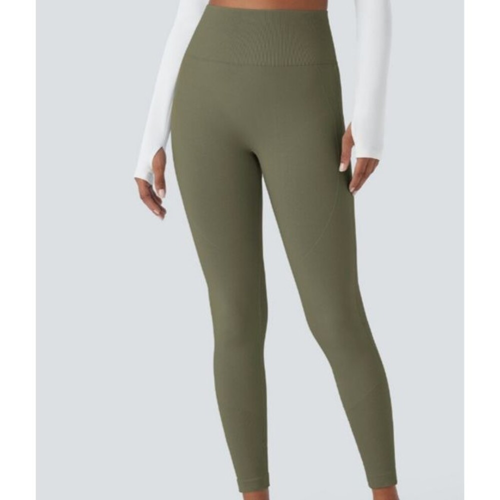Halara Seamless Flow Scrunch Butt Lift Active Yoga Leggings Navy Size Small - Picture 4 of 12